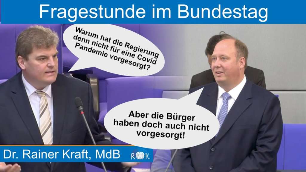 Merkels Helge Braun Im Bundestag Das Volk Ist Schuld Wenn Wir Nicht Vorsorgen Dr Rainer Kraft Mitglied Des Bundestages